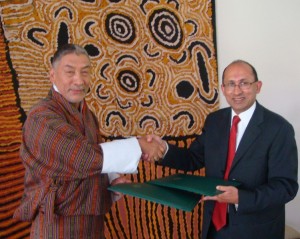Bhutan and Australia signing of MSA
