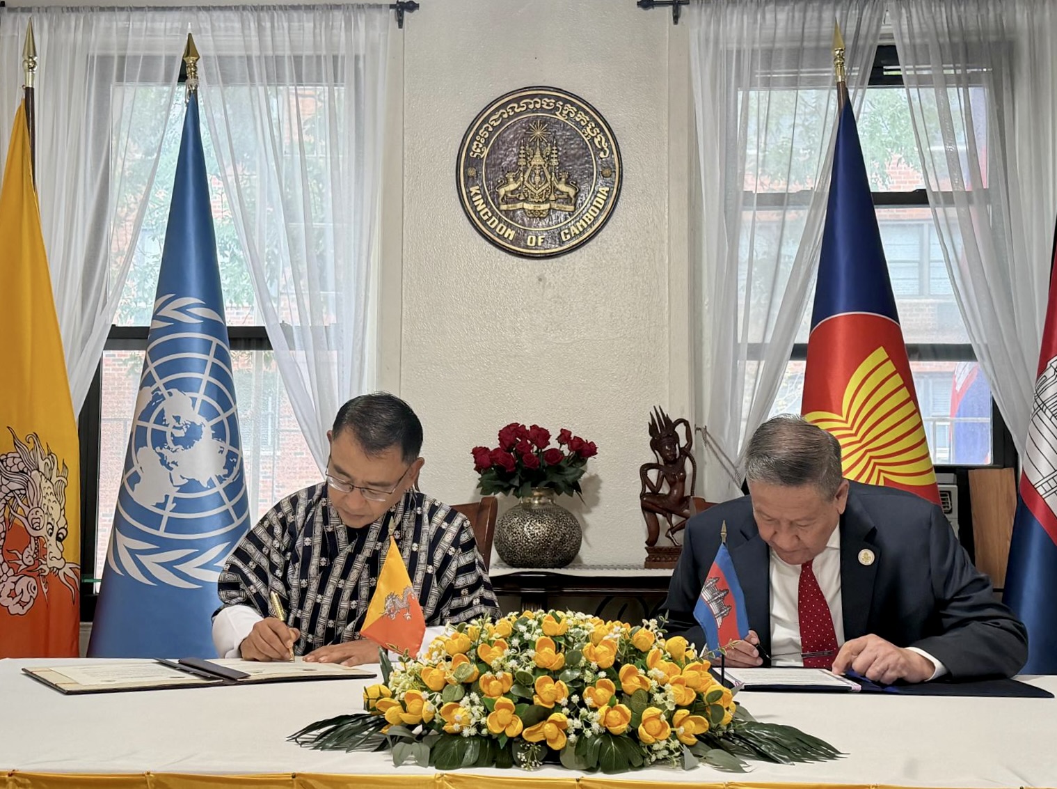Bhutan and Cambodia Establish Diplomatic Relations